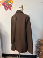Old Navy Brown Blazer Jacket, L Tall
