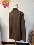 Old Navy Brown Blazer Jacket, L Tall