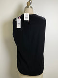 New Vineyard Vines Black Velvet Top, M