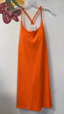 New Halara Orange Dress, XL with Built In Bra & Shorts