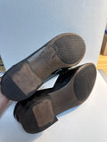 Clarks Black Patent Leather Loafers, 9