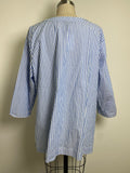Talbots Blue Stripe Top, 2X