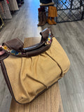 Fossil Brown Shoulder Bag, 16"x12"