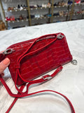 Brighton Red Crossbody Wallet