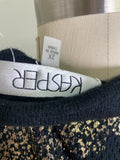 Kasper Black/Gold Sweater, 2X