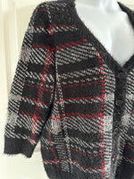 New Lane Bryant Black 3/4 Sleeve Cardigan, 14/16