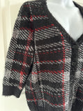 New Lane Bryant Black 3/4 Sleeve Cardigan, 14/16