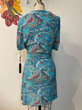 Ne BCBGMaxAzria Festive Paisley Dress, M