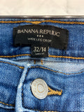 Banana Republic Wide Leg Crop 25" Inseam Jeans, 14