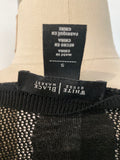 White House Black Market Black Sheer Sweater, S