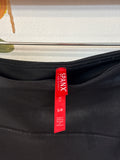 Spanx Black Faux Leather Leggings, S