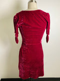 Emory Park Red Velvet Dress, S
