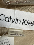 Calvin Klein Tan Blazer Jacket, 16W