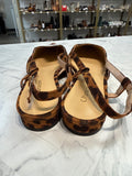 C. Paravano Animal Print Shoes, 38.5 (8)