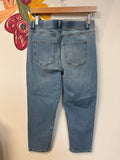 J. Jill High Rise Straight Crop 25" Inseam Jeans, 4