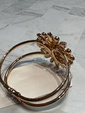 Gold/Red Hinge Bracelet