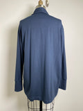 Old Navy Dusk Navy Live In French Terry Cardigan, M
