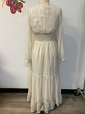 Patrons of Peace Cream Dress, M