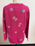 New The Quacker Factory Pink Sweater, M