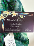 New Retail $195 Wear Molly Art Originals Poncho, One Size