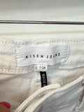 Risen Jeans White 25" Inseam Jeans, 7/28