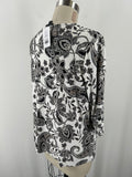 J. Jill Black Print Top, M