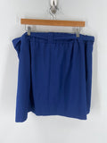 St. John's Bay Blue Skort Belted Skirt, 1X