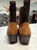 New L'Amour DesPieds Brown Leather Boots, 6.5