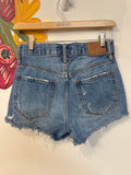 Aeropostale Denim Button Fly Shorts, 0