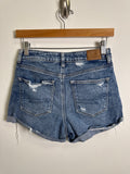 American Eagle Denim Mom Shorts, 4