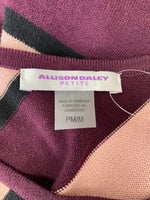 Allison Daley Stripe Sweater, M Petite