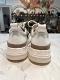 Jones Bootmaker Ivory/Brown Shoes, 40 (9)