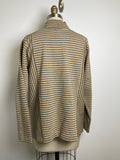 New J.Jill Mock Neck Stripe Top, M