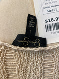 Jessica Simpson Tan Sweater, L