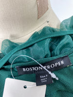 New Boston Proper Green Top, S