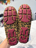 Ugg Animal Print Suede Loafers, 7