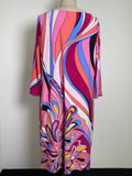 London Times Print Dress, 1X