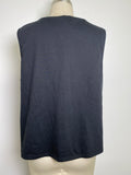 Vince Camuto Black Crochet Top, XXL