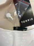 New Torrid White Eyelet Top, 1X