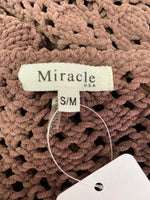 Miracle Brown Loose Knit Sweater, S/M