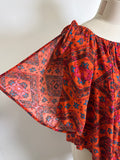 New Shyanne Cropped Red Top, L