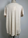 Cable & Gauge Tan Top, 1X