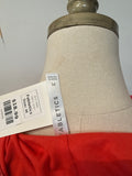 Fabletics Red Crushed Velour Jacket, M