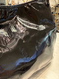 Burberry Black Patent Leather Shoulder Bag, 11.25"x12"x5.75"