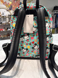 Loungefly Disney Parks Mickey & Minnie Sweets Mini Backpack, 10"x9"