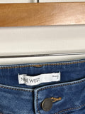Nine West Denim Button Fly Shorts, 8