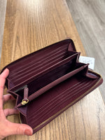 Coach Burgundy Wallet