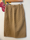 Grade & Gather Quilted Skirt, M