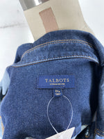 Talbots Denim Jacket, 3X Petite