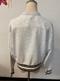 Champion Gray Cropped Sweatshirt, M